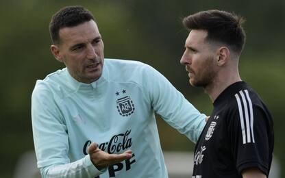 Scaloni: "Messi? Deve tornare in forma dopo Covid"