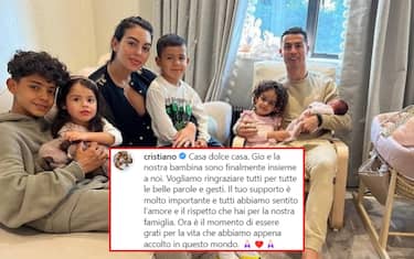La famiglia Ronaldo: "Grazie per il vostro amore"