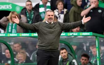 Celtic manager Ang Postecoglou during the cinch Premiership match at Celtic Park, Glasgow. Picture date: Saturday October 15, 2022.