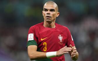 Pepe of Portugal during the FIFA World Cup Qatar 2022 match, Group H, between Portugal and Uruguay played at Lusail Stadium on Nov 28, 2022 in Lusail, Qatar. (Photo by Bagu Blanco / PRESSIN)
