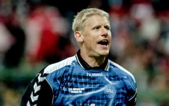 Peter SCHMEICHEL of Denmark during a match at the 1998 FIFA World Cup.