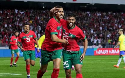 Brasile ko 2-1 in Marocco: decide Sabiri