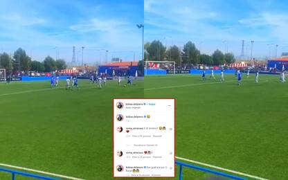 Tobias Del Piero come papà Alex: gol allo specchio