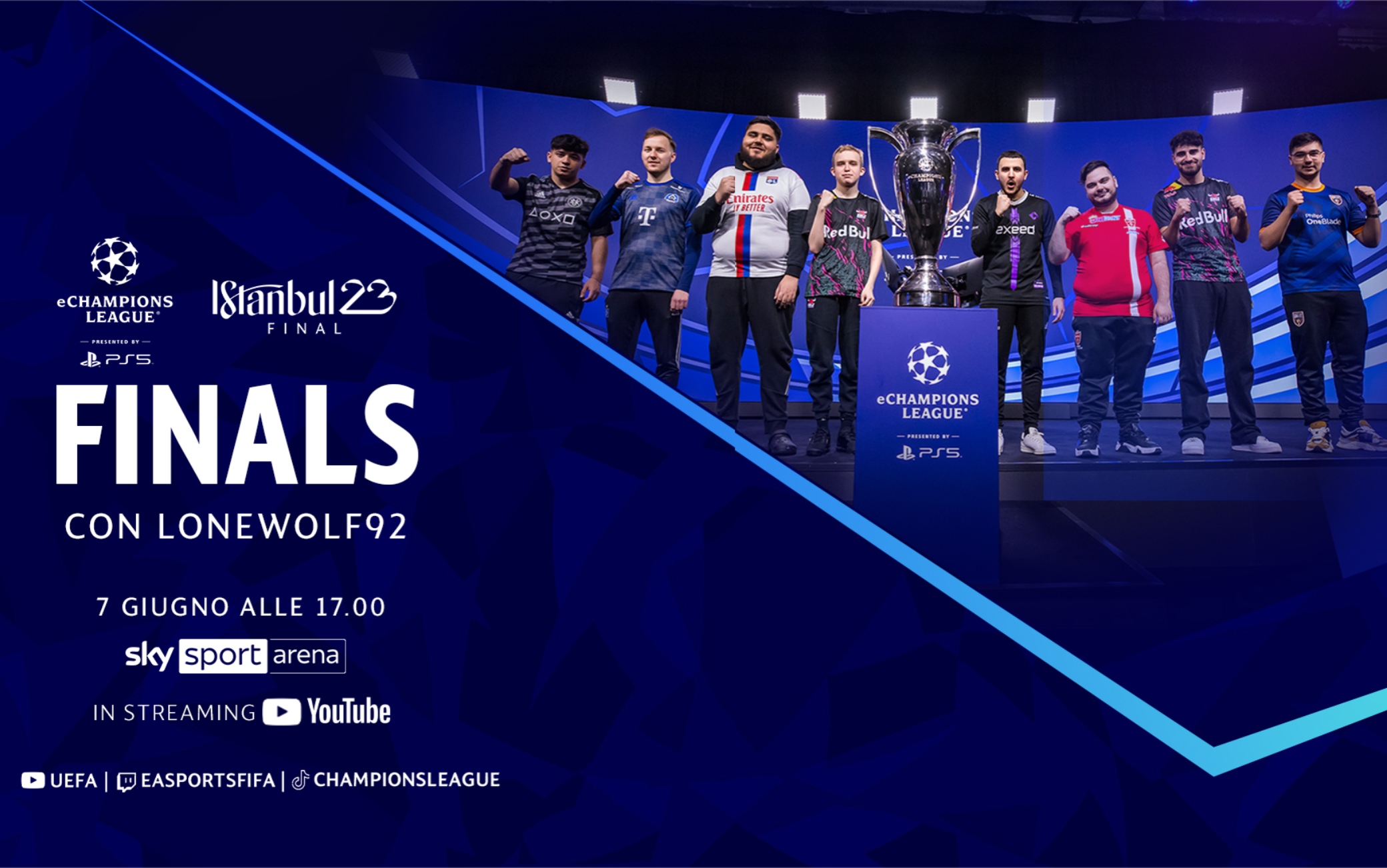 La finale di eChampions League su Sky