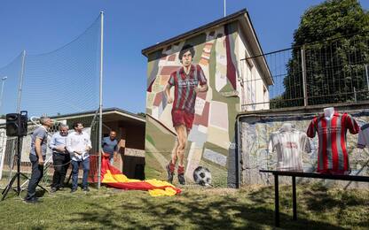 Cremona, un murale dedicato a Vialli. FOTO-VIDEO