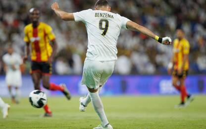 E' subito show di Benzema: super gol all'esordio