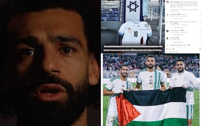 I messaggi dei giocatori per Israele e Palestina
