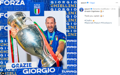 "Grazie Giorgio!": le reazioni social al ritiro
