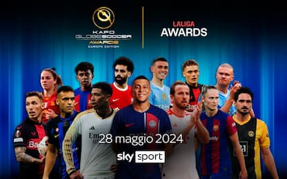 Globe Soccer Awards Europe: cerimonia LIVE su Sky