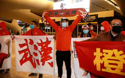 Il Wuhan Zall torna a casa dopo 104 giorni. FOTO