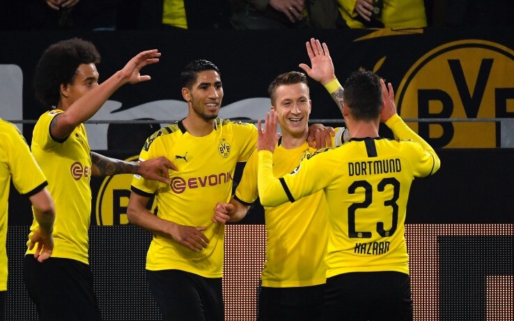 Borussia Dortmund-Borussia M'Gladbach 1-0: Reus abbatte la ...