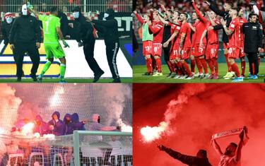 Nel derby di Berlino è successo di tutto. FOTO