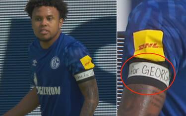 McKennie, una fascia in ricordo di George Floyd
