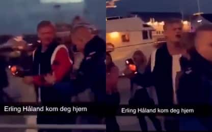 Haaland cacciato da un locale in Norvegia. VIDEO