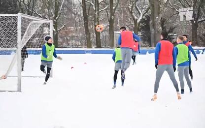 Hertha sotto la neve, in partitella vale tutto!