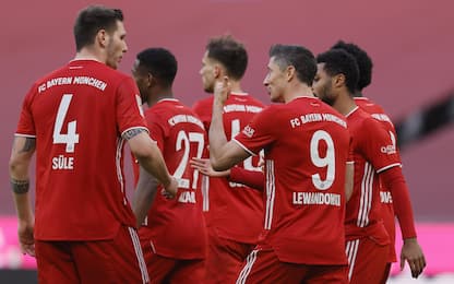 Altra goleada Bayern, doppio Lewy: 5-1 al Colonia