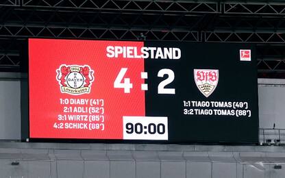 Bayer Leverkusen-Stoccarda. HIGHLIGHTS