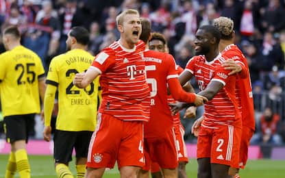 Il Bayern domina il Klassiker: 4-2 e 1° posto