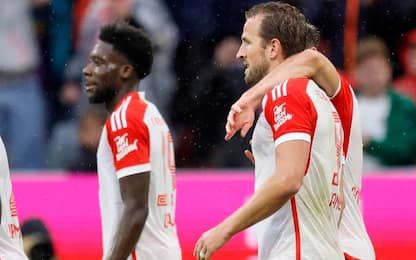 Doppietta di Kane, il Bayern regola l'Augsburg