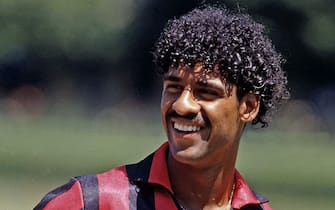 1989-90 Frank Rijkaard of AC Milan poses for photo during the Serie A, Italy. (Photo by Alessandro Sabattini/Getty Images)