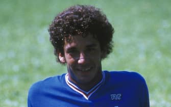 Ravezzani/LaPresseanni '80 Genova - ItaliastoricocalcioGianluca VialliNella foto: il calciatore della Sampdoria Gianluca Vialli