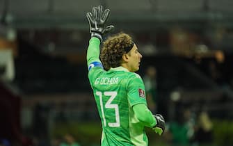 Mexico City, Mexico, March 24, 2022,  Mexico Goalkeeper Francisco Guillermo Ochoa-Magana #13 during the 2022 World Cup Qualifier at Allianz Field.  (Photo by Marty Jean-Louis/Sipa USA)