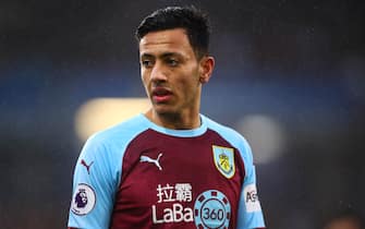 BURNLEY, ENGLAND - JANUARY 12: Dwight Mcneil of Burnley  during the Premier League match between Burnley FC and Fulham FC at Turf Moor on January 12, 2019 in Burnley, United Kingdom. (Photo by Robbie Jay Barratt - AMA/Getty Images)