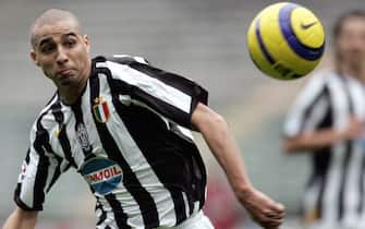 Turin, ITALY:  (FILES0 - Picture taken 06 November 2005 of Juventus David Trezeguet during Serie A football match against Livorno at Turin's Delle Alpi Stadium. France striker David Trezeguet will play his first game with Juventus, 16 September 2006,  after they were relegated to Serie B for their part in a match-fixing scandal.   AFP PHOTO / Filippo MONTEFORTE  (Photo credit should read FILIPPO MONTEFORTE/AFP via Getty Images)
