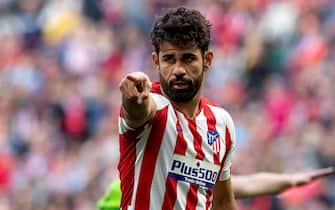 SPAIN SOCCER LALIGA epa08276905 Atletico Madrid's striker Diego Costa reacts during the Spanish LaLiga soccer match between Atletico Madrid and Sevilla FC at Wanda Metropolitano stadium in Madrid, Spain, 07 March 2020. EPA/RODRIGO JIMENEZ