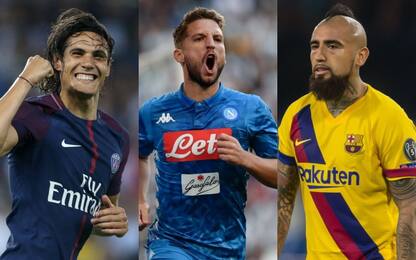 L'Inter cerca esperienza: Cavani, Mertens e Vidal
