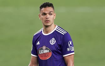 SEVILLE, SPAIN - JUNE 26: Hatem Ben Arfa of Real Valladolid looks on during the Liga match between Sevilla FC and Real Valladolid CF at Estadio Ramon Sanchez Pizjuan on June 26, 2020 in Seville, Spain. (Photo by Mateo Villalba/Quality Sport Images/Getty Images)