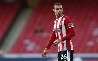 SHEFFIELD, ENGLAND - JANUARY 05: Jack Rodwell of Sheffield United during the FA Cup Third Round match between Sheffield United and AFC Fylde at Bramall Lane on January 5, 2020 in Sheffield, England. (Photo by James Williamson - AMA/Getty Images)