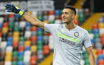 Udinese's goalkeeper Juan Musso during the Italian Serie A soccer match Udinese Calcio vs Juventus FC at the Friuli - Dacia Arena stadium in Udine, Italy, 23 July 2020. ANSA/GABRIELE MENIS