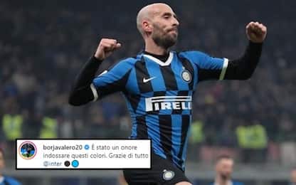 Borja saluta l'Inter: "Un onore questi colori"