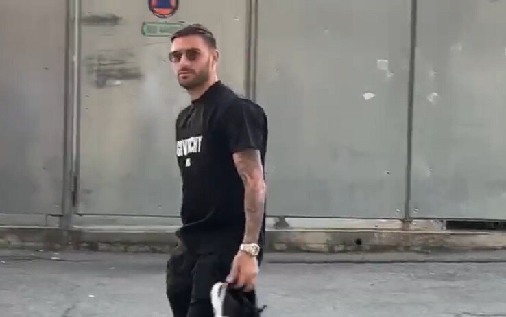 Nicola Murru alle visite mediche con il Torino