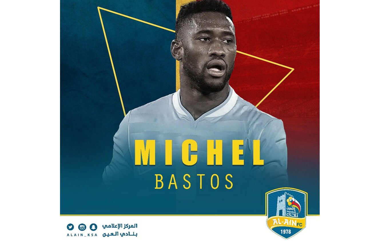 Il post "gaffe" dell'Al-Ain che presenta Michel Bastos Bastos tweet