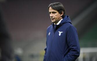 Foto Marco Alpozzi/LaPresse 
14 Febbraio  2021 Milano, Italia 
sport calcio 
Inter Vs Lazio - Campionato di calcio Serie A TIM 2020/2021 - Stadio Giuseppe Meazza
Nella foto:  Simone Inzaghi (S.S. Lazio);

Photo Marco Alpozzi/LaPresse 
February 14, 2021 Milan, Italy 
sport soccer 
Inter Vs Lazio - Italian Football Championship League A TIM 2020/2021 - Stadio Giuseppe Meazza
In the pic: Simone Inzaghi (S.S. Lazio);