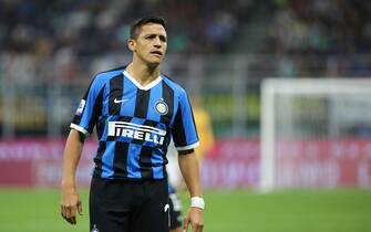 calcio, serie A  TIM  campionato 2019-20
INTER vs UDINESE 1-0 
nella foto: ALEXIS SANCHEZ