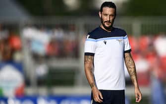 AURONZO DI CADORE, ITALY - July 23, 2021: Luis Alberto of SS Lazio looks on during the pre-season friendly football match between SS Lazio and US Triestina. SS Lazion won 5-2 over US Trientina. (Photo by NicolÃ² Campo/Sipa USA)