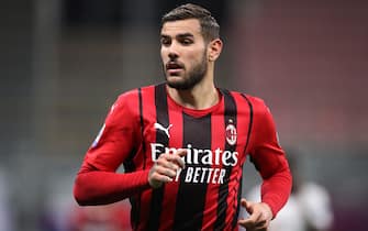 Milan, Italy, 16th May 2021. Theo Hernandez of AC Milan during the Serie A match at Giuseppe Meazza, Milan. Picture credit should read: Jonathan Moscrop / Sportimage via PA Images