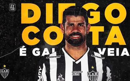 Diego Costa in Brasile: è dell'Atletico Mineiro