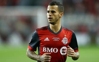 TORONTO, ON - SEPTEMBER 19:  Sebastian Giovinco #10 of Toronto FC looks on during the first half of the 2018 Campeones Cup Final against Tigres UANL at BMO Field on September 19, 2018 in Toronto, Canada.  (Photo by Vaughn Ridley/Getty Images)