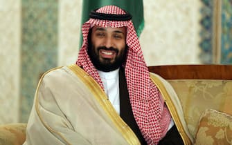 epa07204838 Saudi Crown Prince Mohammad Bin Salman arrives in Algiers, Algeria, 02 December 2018. The Saudi Crown Prince is on an official visit to Algeria for two days.  EPA/STR
