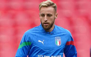 Italy's Davide Frattesi during a training session at Wembley Stadium, London. Picture date: Tuesday May 31, 2022.