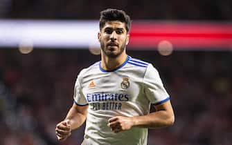 30.04.2022, Madrid, Spain. Marco Asensio of Real Madrid CF in action during the LaLiga Santander match between Atletico de Madrid and Real Madrid at Wanda Metropolitano on 8 May 2022 in Madrid, Spain. (Photo by Eurasia - Alvaro Medranda/Just Pictures/Sipa USA)
