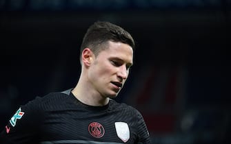 Julian Draxler during the the French Cup, round of 16 football match between Paris Saint-Germain and OGC Nice on January 31, 2022 at Parc des Princes stadium in Paris, France