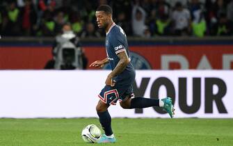 18 Georginio WIJNALDUM (psg) during the Ligue 1 Uber Eats match between Paris and Troyes at Parc des Princes on May 8, 2022 in Paris, France. (Photo by Christophe Saidi/FEP/Icon Sport) - Photo by Icon sport/Sipa USA