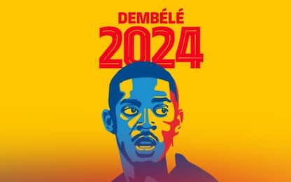 Dembélé rinnova con il Barça: firma fino al 2024