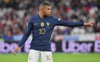 France’s Kylian Mbappe during the UEFA Nations League, Group A1, Tour 5 match between France and Austria on September 22, 2022 in Saint-Denis, a suburb of Paris, France. Photo by Christian Liewig/ABACAPRESS.COM