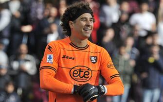 Guillermo Ochoa player of Salernitana, during the match of the Italian Serie A league between Salernitana vs Torino final result, Salernitana 1, Torino 1, match played at the Arechi stadium. Salerno, Italy, January 08, 2023. (photo by Vincenzo Izzo/Sipa USA)